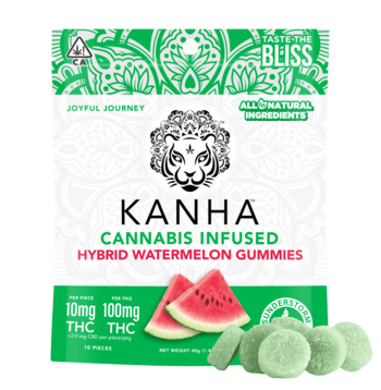 KANHA | Watermelon | Hybrid | 100mg THC | 10-pack