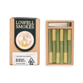 Lowell Smokes | 3.5g Pre Roll Pack | The Bedtime Indica